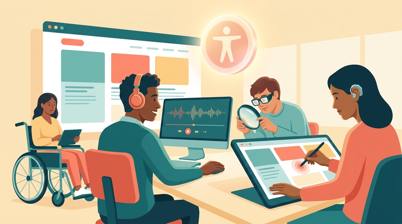 Accessibility business impact chart showing SEO, conversion and legal benefits