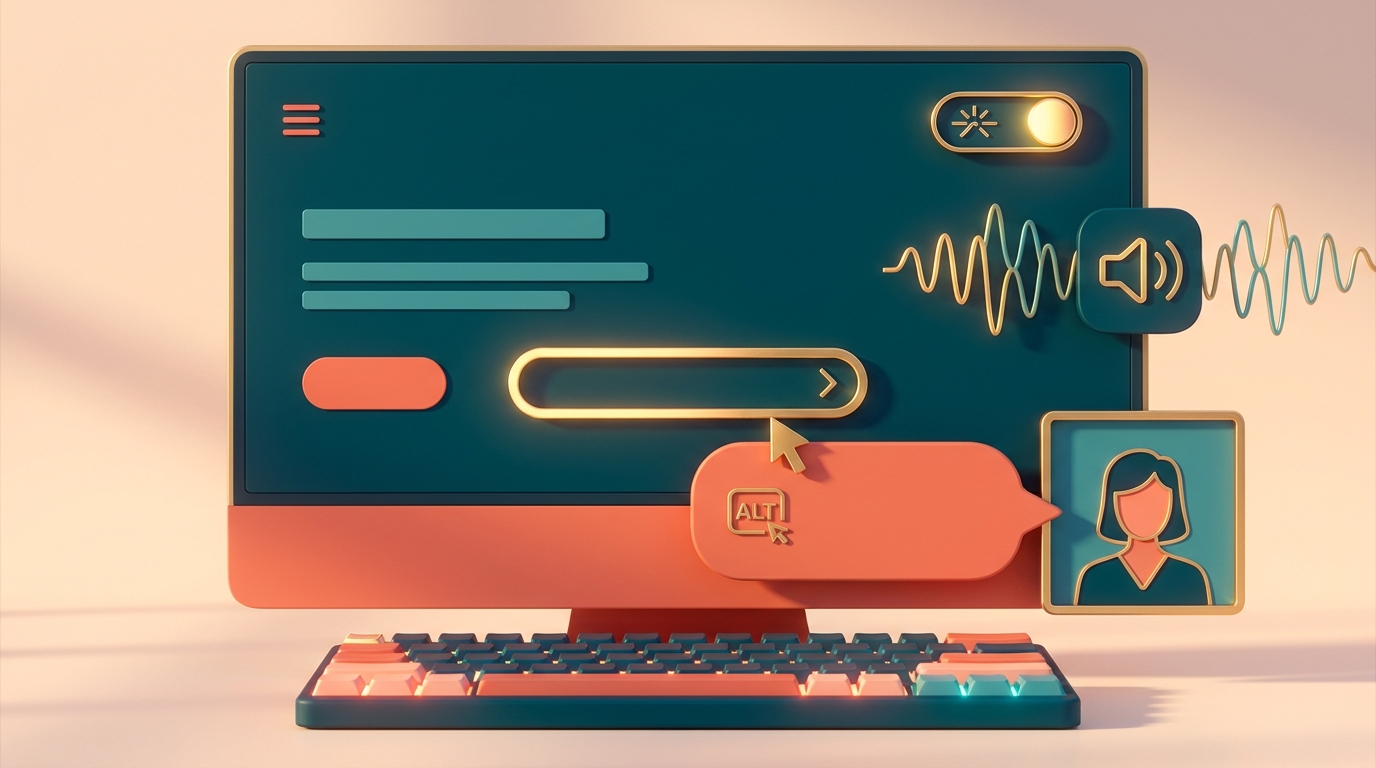 Lighthouse and WAVE accessibility auditing tools on screen