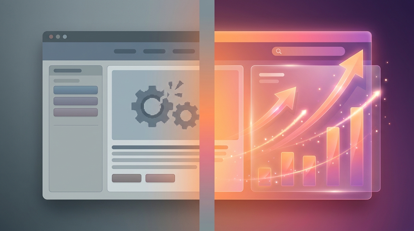 PageSpeed Insights showing Core Web Vitals score for a business website