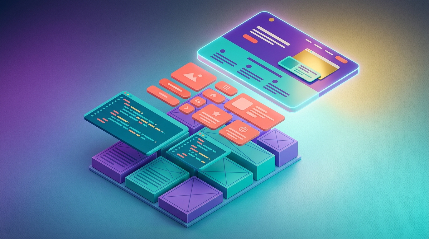 Comparison of web development stacks WordPress, Next.js, Astro, and Wix in a feature matrix